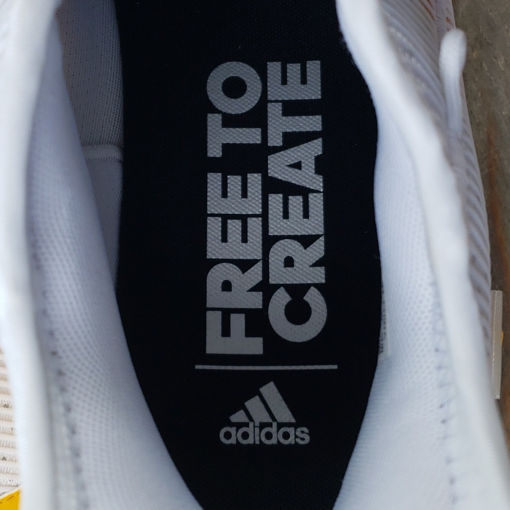 adidas SM Pro Boost Low Men's Basketball Shoes  White Yellow - Picture 11 of 11
